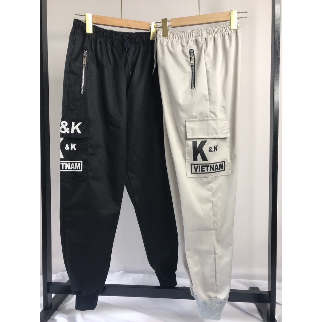 Quần Kaki Túi Hộp  K&amp;K IN VIETNAM( Kèm hìn thật ) .