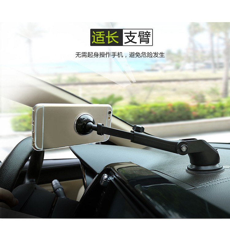 RẺ VÔ ĐỊCH - Giá đỡ điện thoại hít nam châm tay đòn dài tiện lợi chính hãng Baseus thiết kế thông minh cho oto | BigBuy360 - bigbuy360.vn