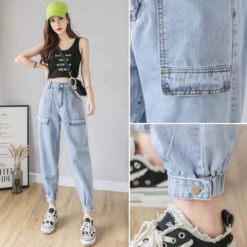 Quần baggy bò rách gấu | BigBuy360 - bigbuy360.vn