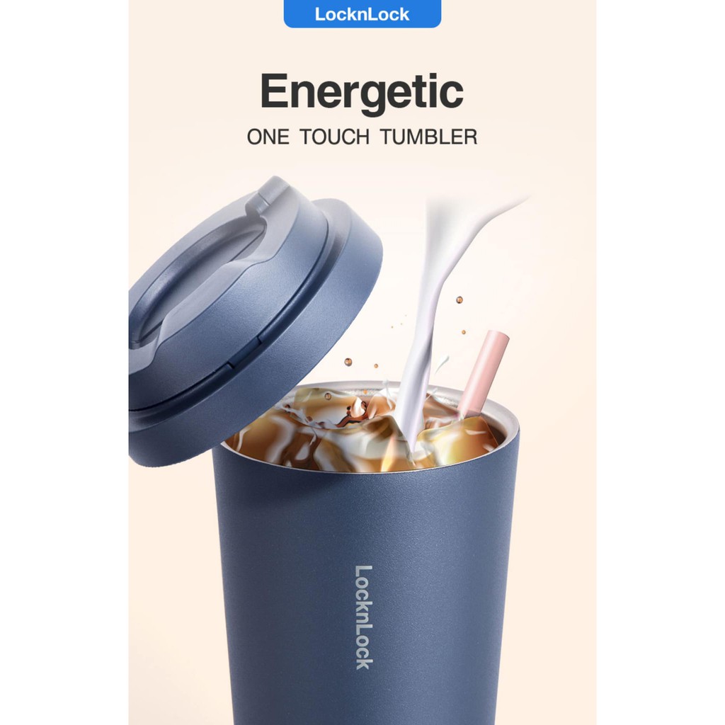 Bình Giữ Nhiệt Lock&Lock Energetic One-Touch Tumbler LHC3249 - 550ML -Tặng kèm túi đựng | BigBuy360 - bigbuy360.vn