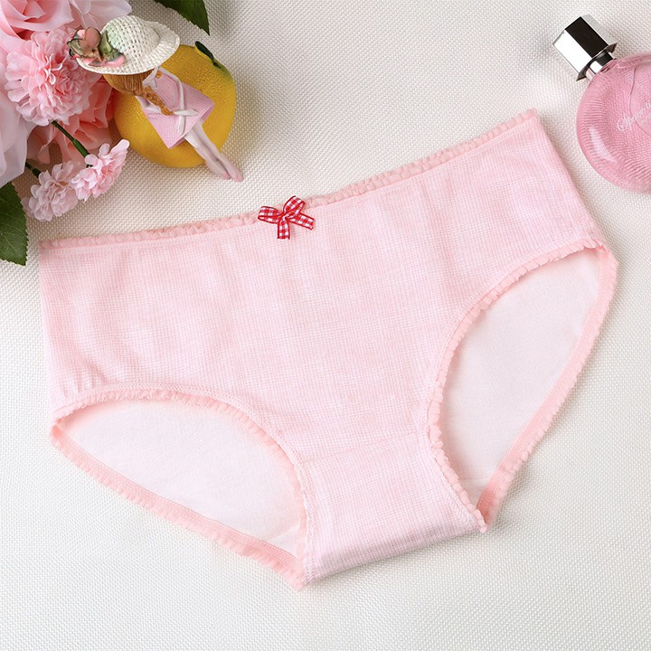 Sét 04 quần Lót Cotton Quảng Châu hình cute kháng khuẩn xuất Nhật Q3