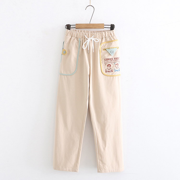 Quần Kaki Nữ Thêu Họa Tiết 180 | BigBuy360 - bigbuy360.vn