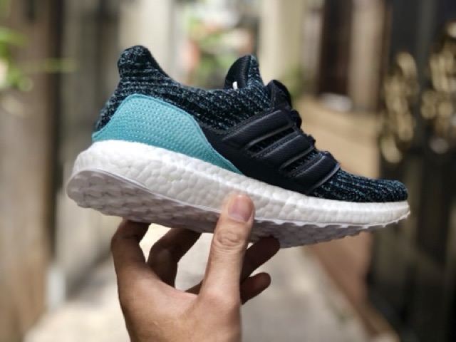 Giày nam nữ Ultra Boost 4.0 Parley Đế boost ép cao cấp nhẹ êm