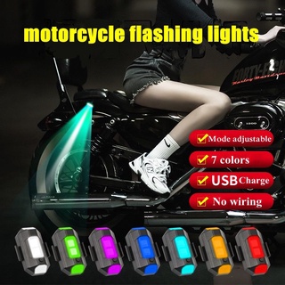 7 Màu Đèn LED Nhấp Nháy Nhiều Chế Độ Màu Gắn Đôi Xe Máy Cảnh Báo【 Extreme3C 】