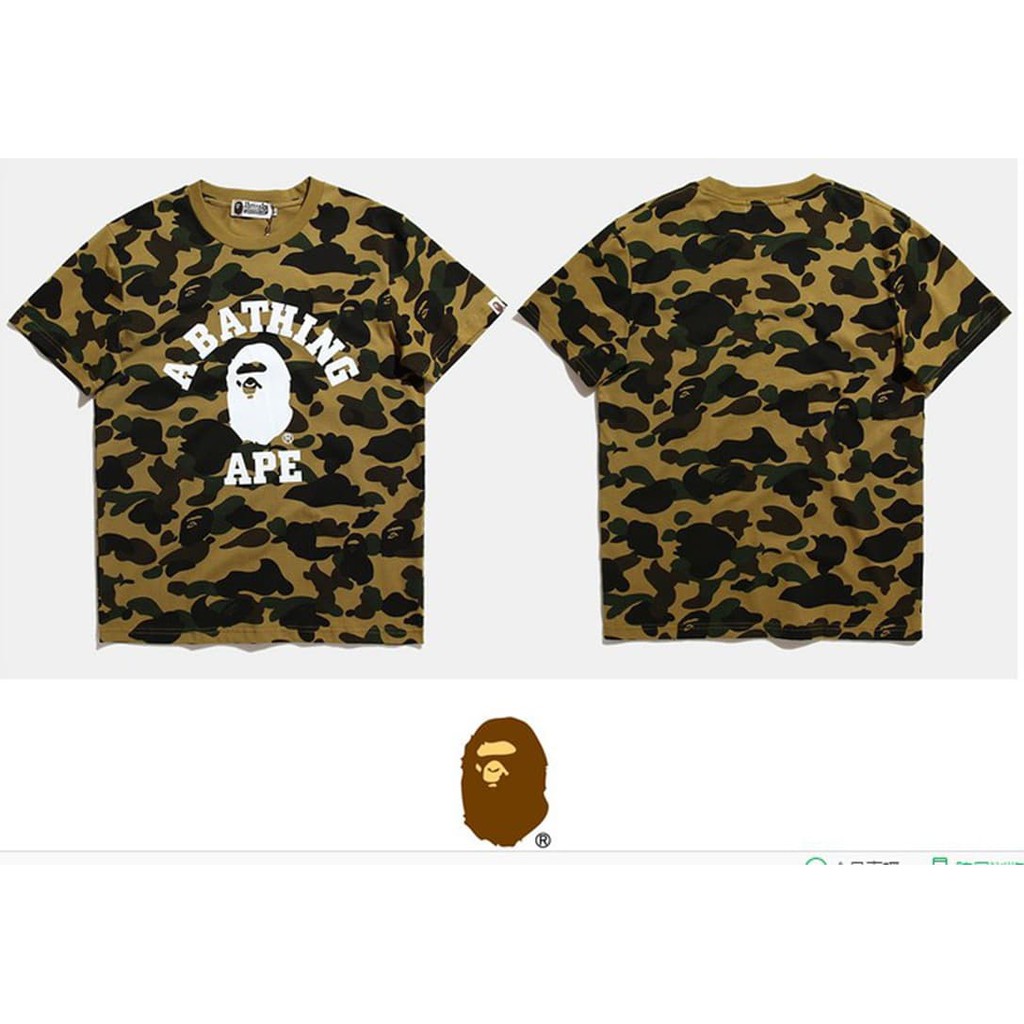 Áo thun Bape camo xanh ,áo phông Bape camo xanh, t-shirt bape,tee BapEe
