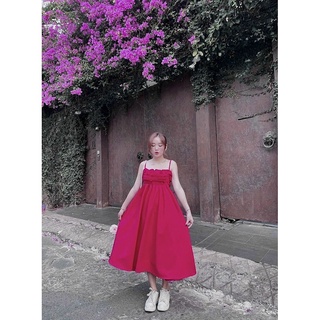 Đầm maxi đan dây đi biển