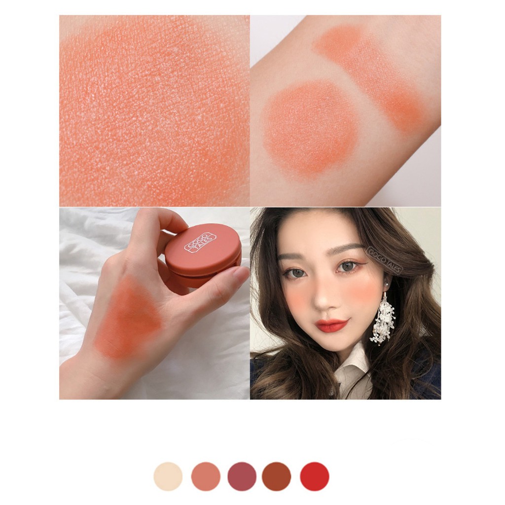 [Mua 1 tặng 1] Phấn má hồng dạng kem GOGO TALES (nhiều màu)/ Powder blush/ Cream blush