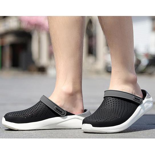 Sục Cross Literide màu đen cho nam nữ - Màu đen đế trắng (CR416) | BigBuy360 - bigbuy360.vn