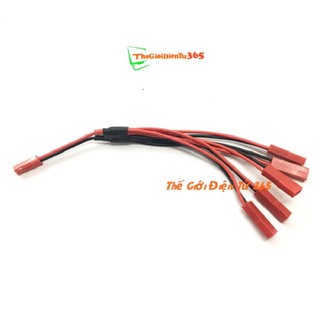 Dây Chia JST-2P 1 Đầu Đực Ra 5 Đầu Cái