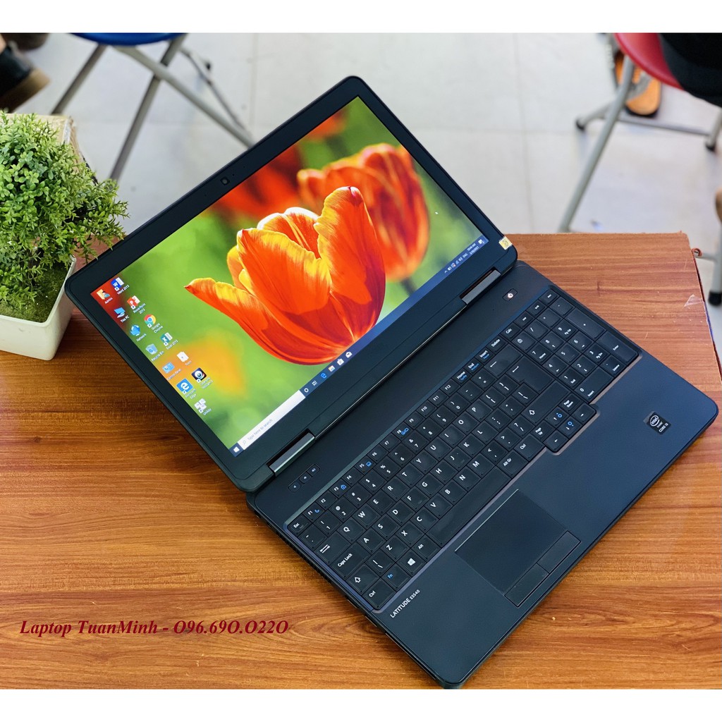 Laptop cũ DELL latitude E5540 5540 - màn FULL HD 1920x1080 Nét căng - Card rời - Core I5 - RAM 4GB - SSD 128GB
