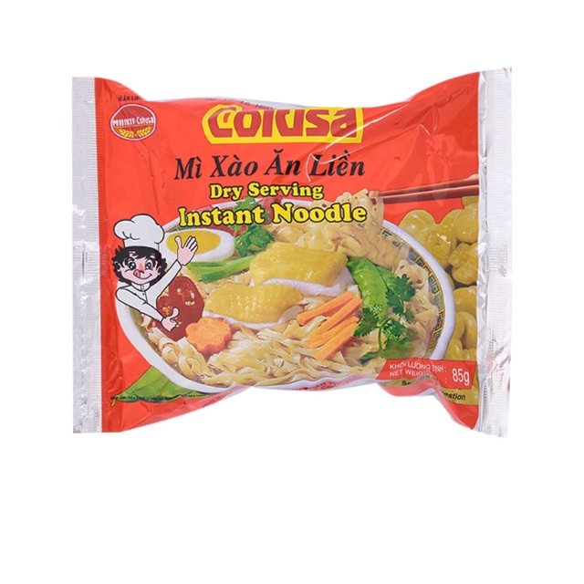 Combo 10 gói Mì Xào Khô miliket Colusa 85g