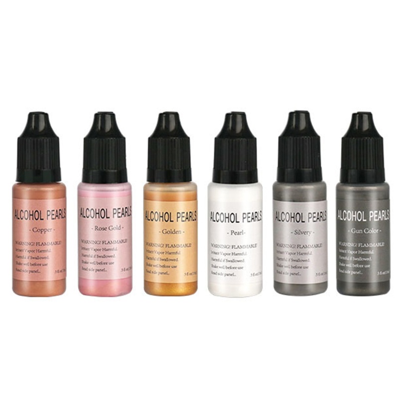 Lọ Sắc Tố 15ml BằNg NhựA Resin PhốI Kim LoạI QuyếN Rũ