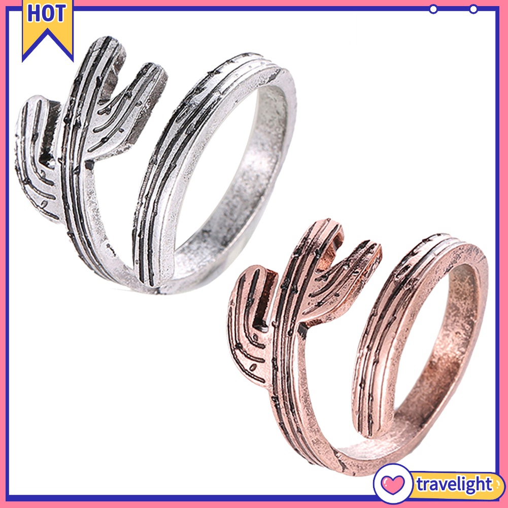 Nhẫn Hở Hình Cây Xương Rồng K1