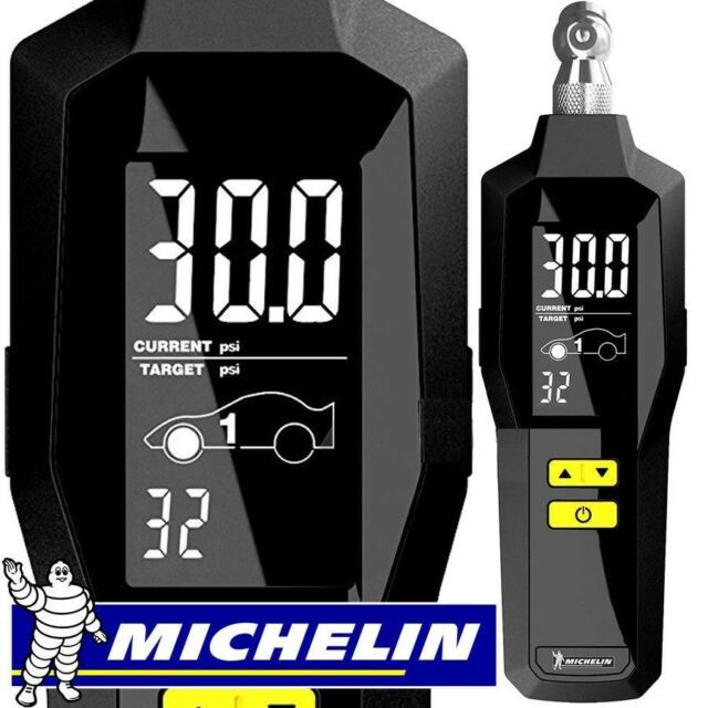 Đồng Hồ Đo Áp Lực Và Đo Độ Mòn Gai Lốp Xe Kỹ Thuật Số Michelin 12295 - Thiết bị đo áp suất lốp ô tô, Máy đo áp suất lốp