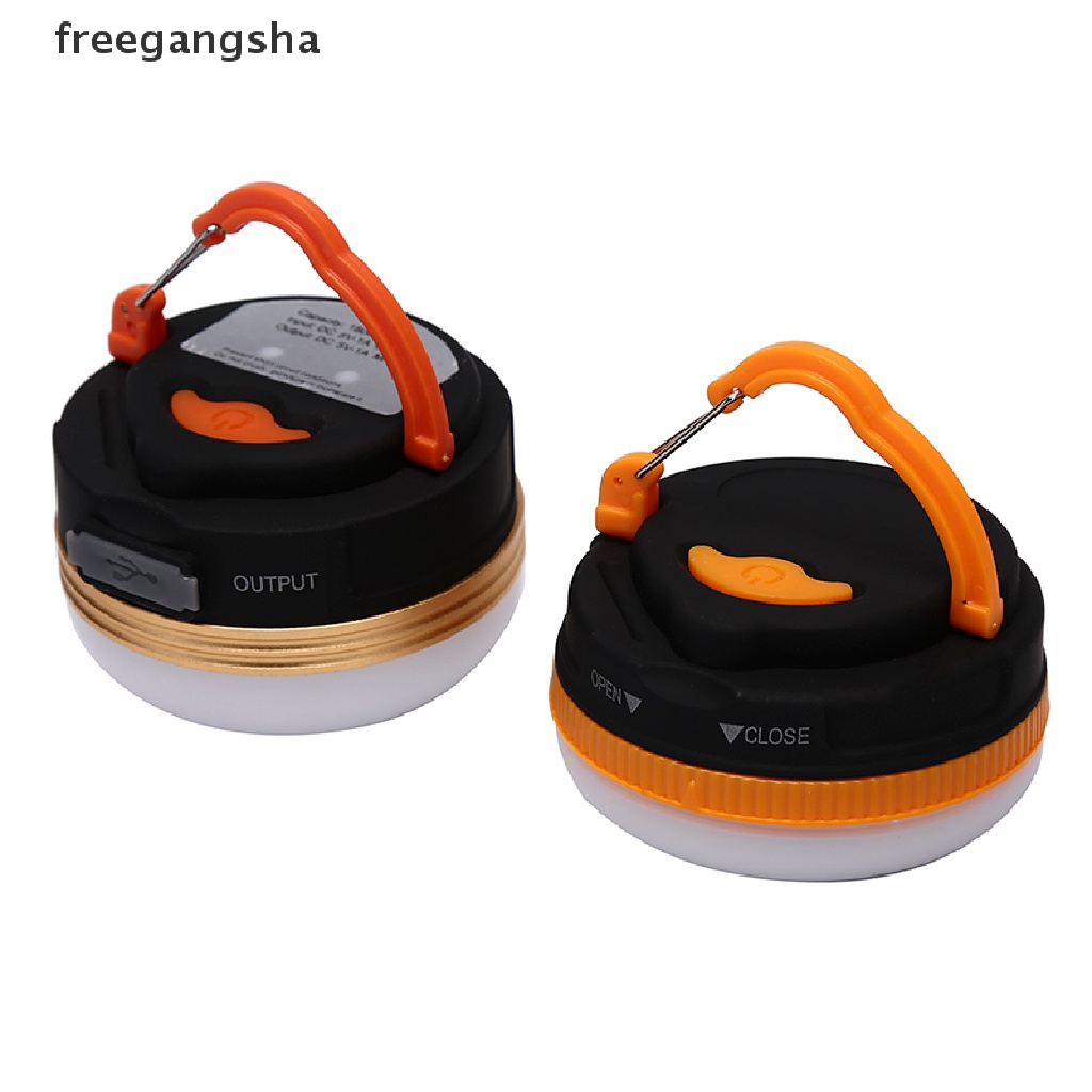 [FREG] Portable LED Hiking Camping Lantern Tent Fishing Lamp Light USB Rechargeable FDH