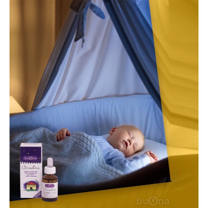 Siro ngủ ngon Buona Circadiem - Hỗ trợ giúp ngủ ngon với Melatonin tinh khiết 99% .