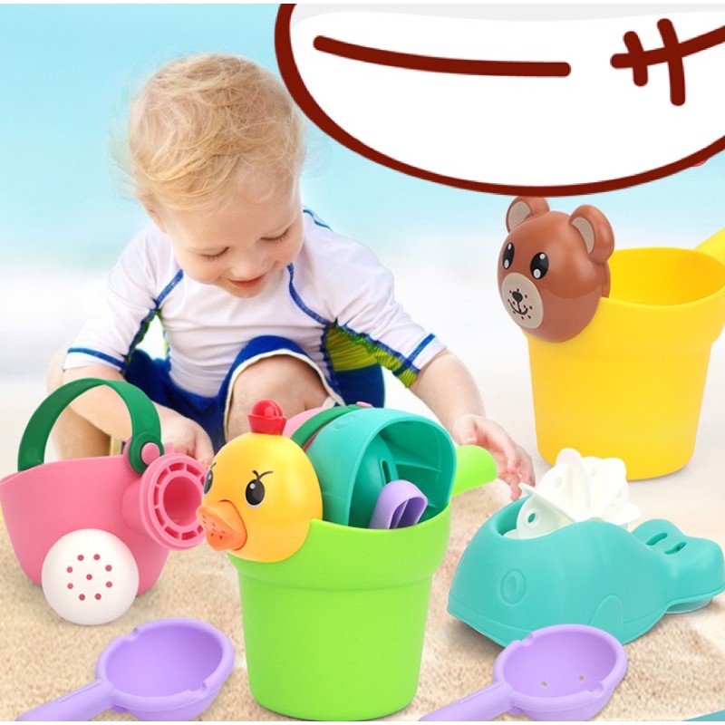 kids_mart:MỚI VỀ bộ đồ chơi tắm đi biển vịt gấu cho bé