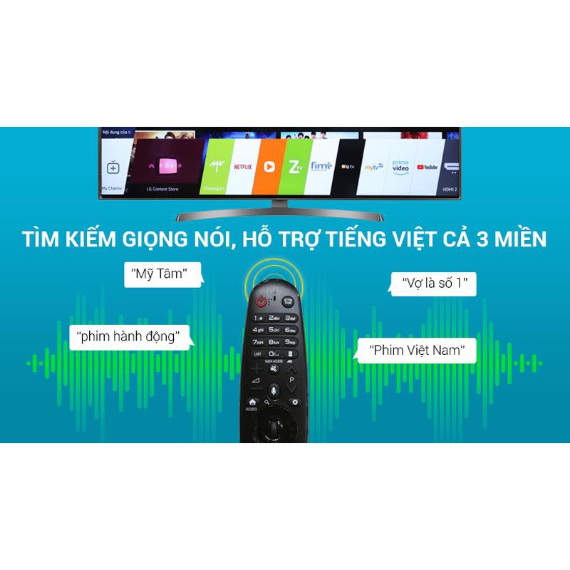 Smart Tivi LG 4K 43 inch 43UK6540PTD - Có magic remote
