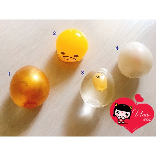 Đồ chơi bóp trứng Gudetama