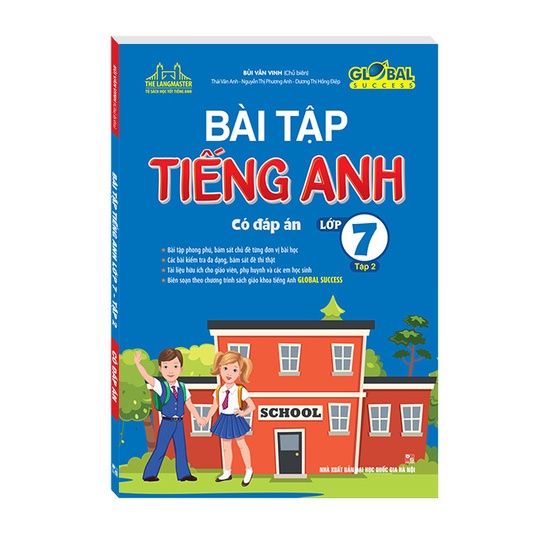 Sách - Bài tập tiếng anh lớp 7 - có đáp án (Bộ 2 tập)