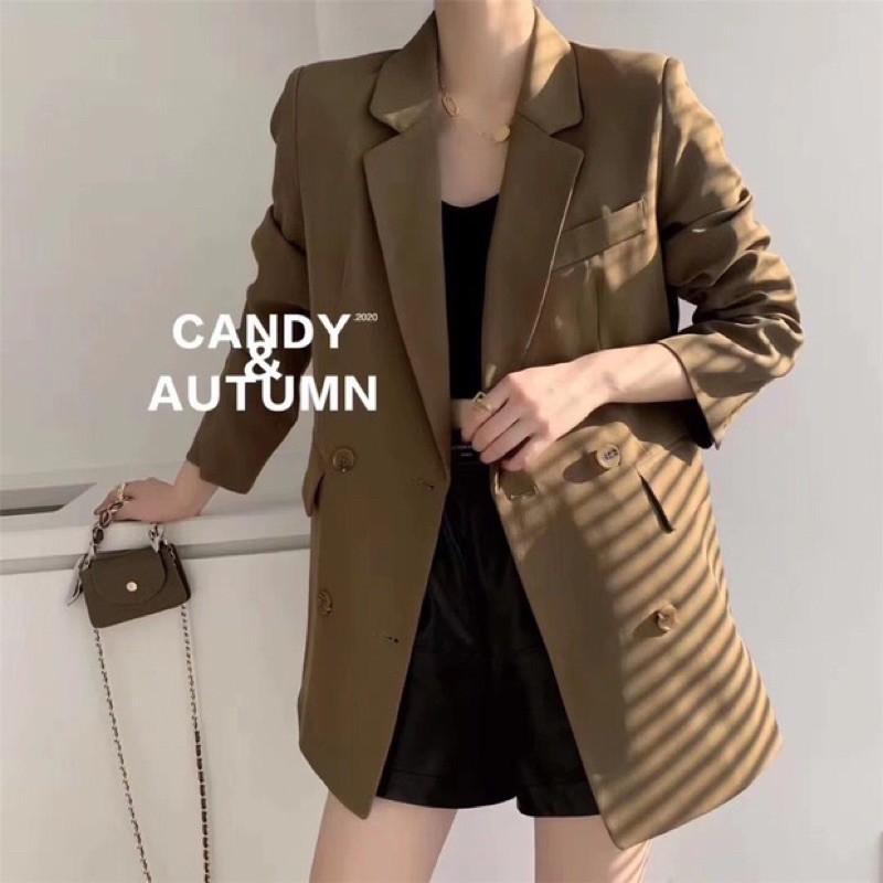 (VIDEO) ÁO KHOÁC NỮ ÁO BLAZER KÈM TÚI MINI 3 MÀU