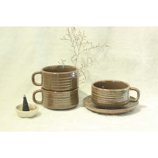 Bộ Tách Cafe Gốm Sứ (cốc và đĩa)