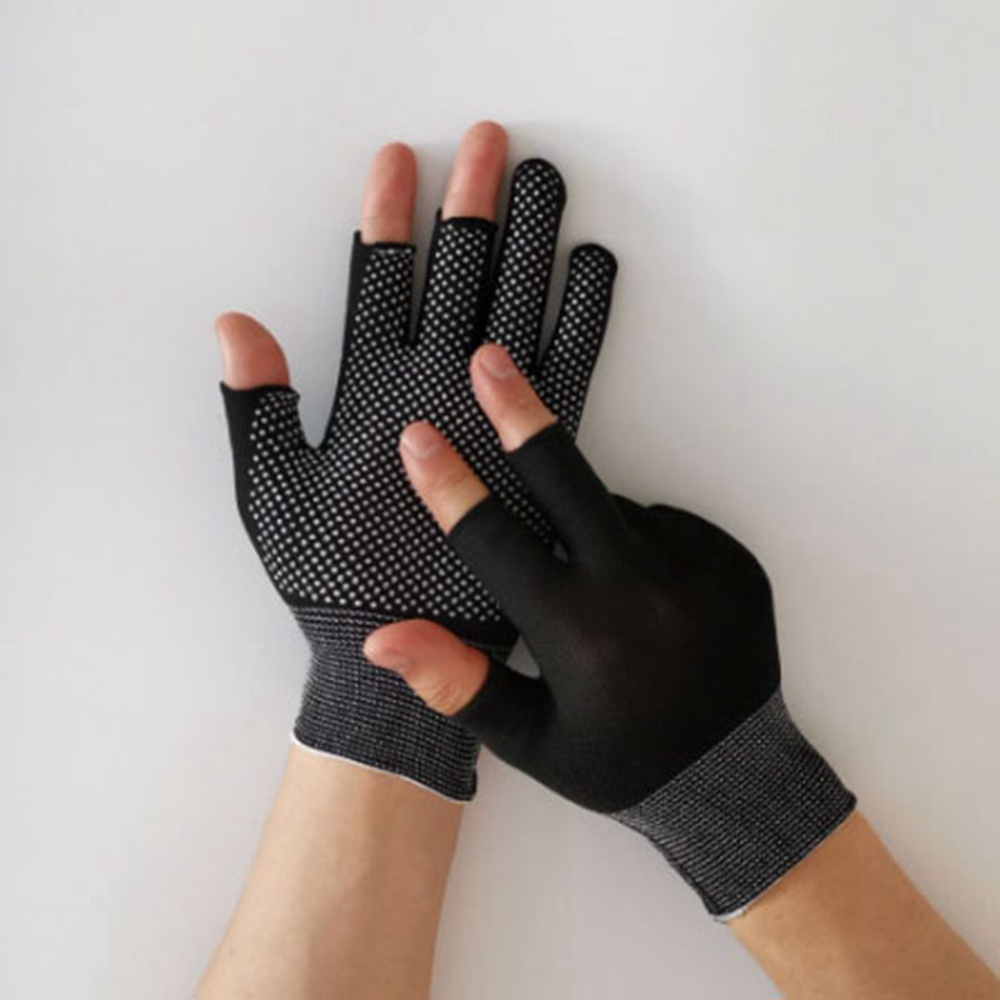 Găng Tay Nylon Co Giãn Chống Trượt Chống Nắng Dùng Khi Đạp Xe