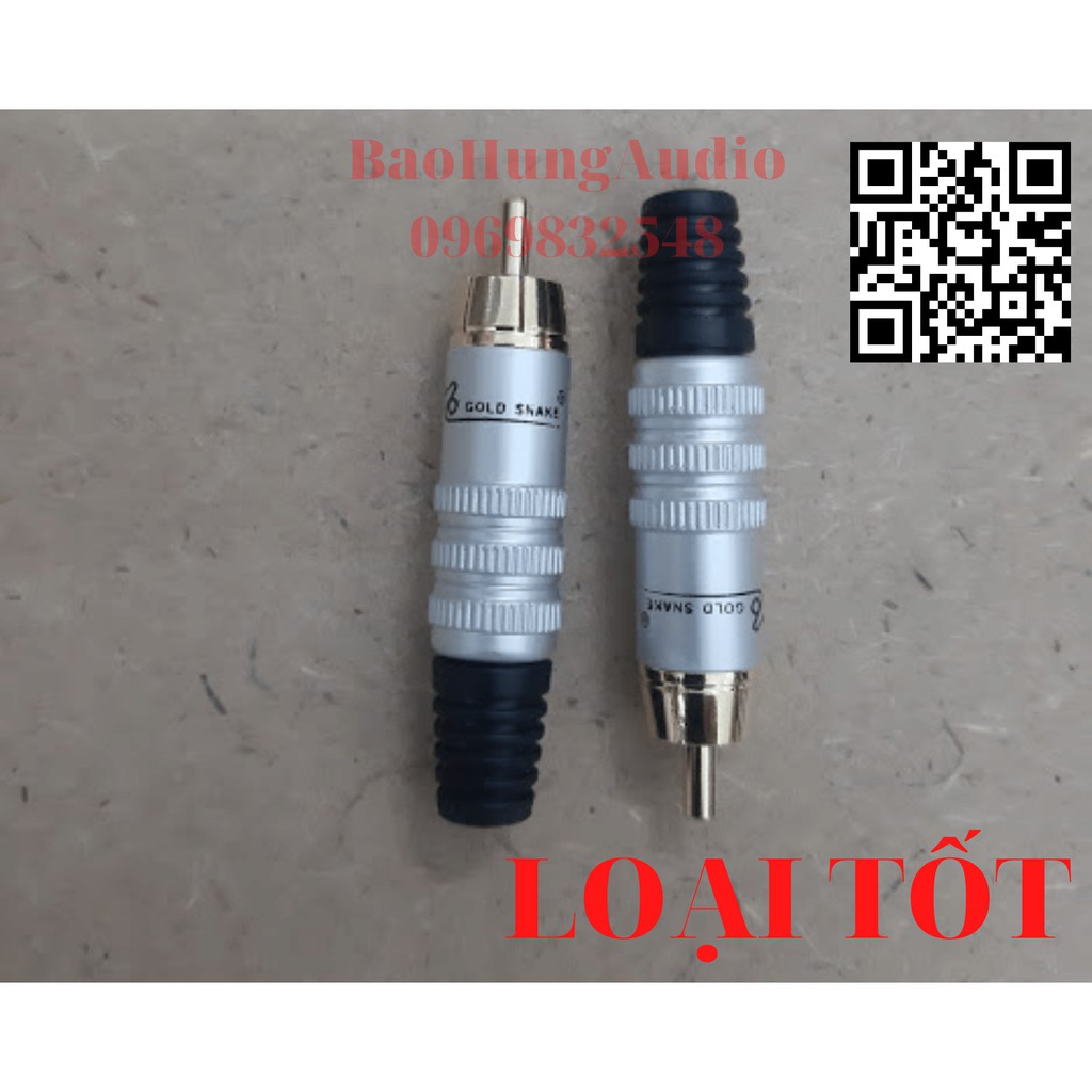 Jack tín hiệu av hoa sen rca loại tốt, giá bán theo cái.