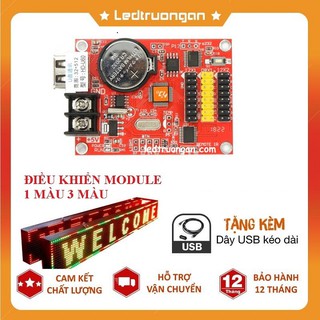 Card HD U60,Mạch điều khiển led ma trận 1 màu 3 màu