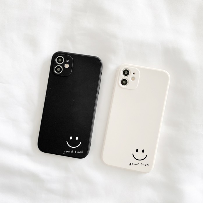 Ốp lưng iphone Lucky Face cạnh vuông 6/6plus/6s/6splus/7/7plus/8/8plus/x/xs/11/12/13/14/pro/max/promax/plus/shin/case