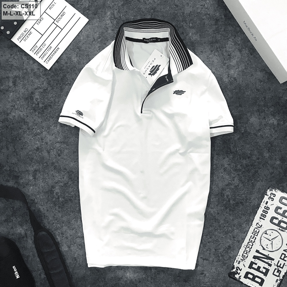 Áo polo Pegasus cổ bẻ cao cấp - áo polo đi làm - áo polo sự kiện