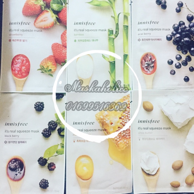 Mặt nạ Innisfree IT'S REAL SQUEEZE MASK