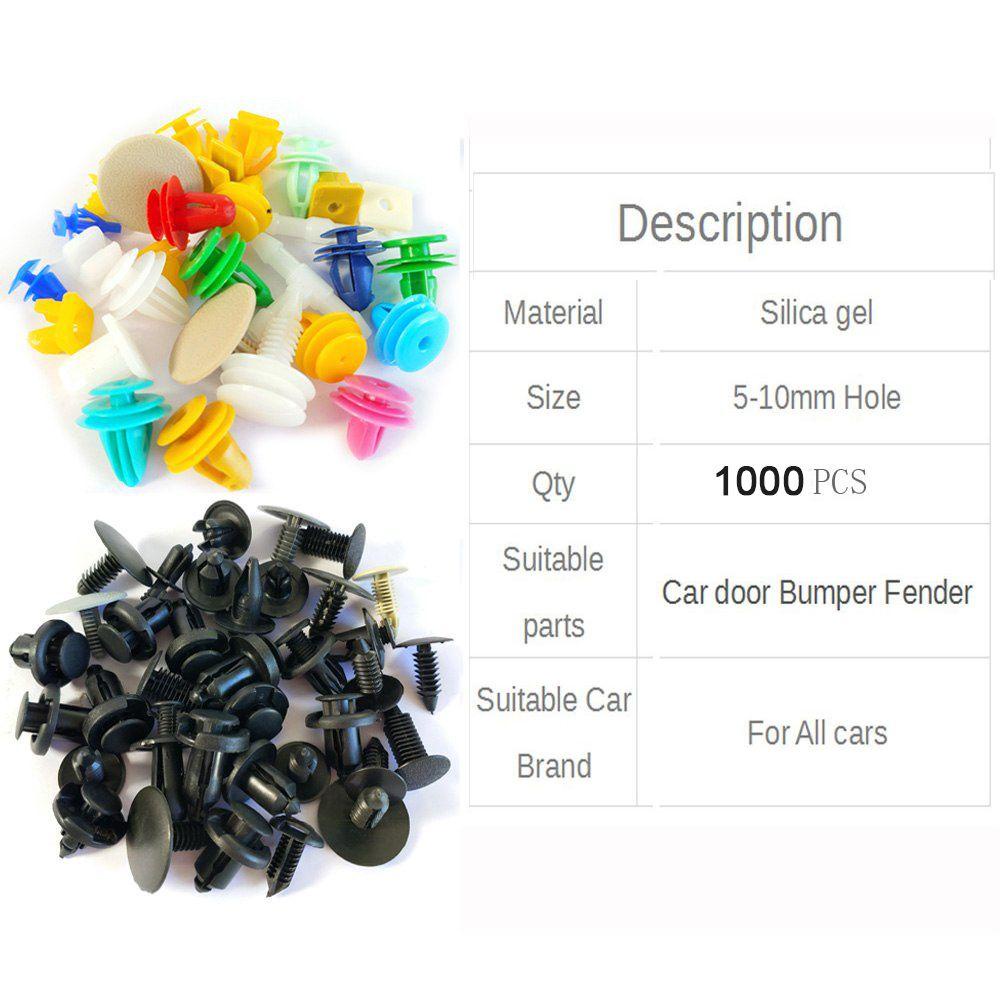 Bộ 1000 Đinh Tán 2X500 Cái = 1000 Cái Chất Liệu nylon Cho Xe Hơi Fender