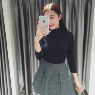 Áo len tăm cổ lọ