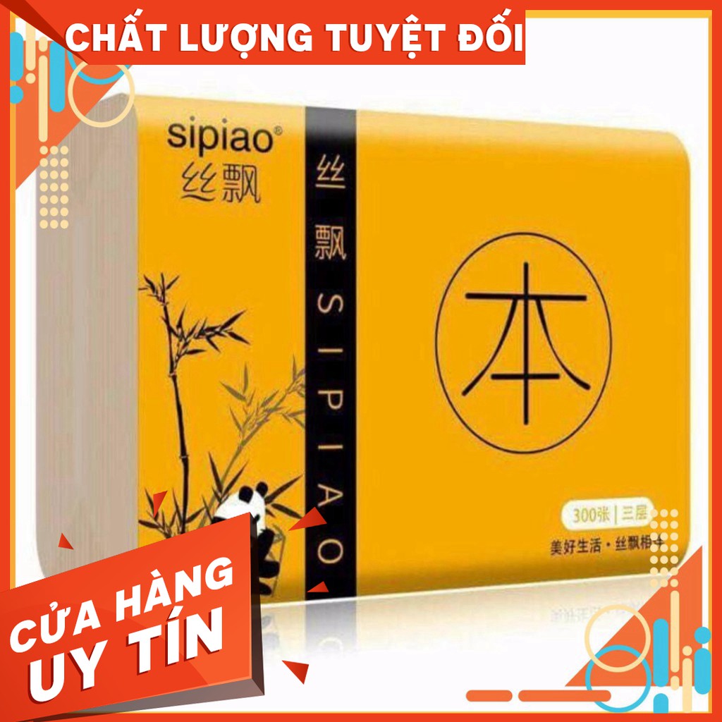 THÙNG 30 GÓI GIẤY ĂN GẤU TRÚC SIPIAO