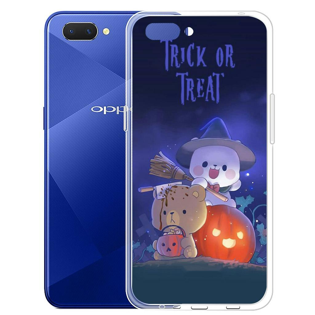Ốp lưng silicon họa tiết hoạt hình hình con gấu Milk và Mocha cho iPhone XR X XS Max 7 8 6 6s Plus + 6Plus 7Plus 8Plus