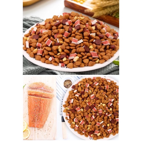 Hạt thức ăn cho chó CAPTAIN mix bò, phô mai và cá hồi 2.5KG