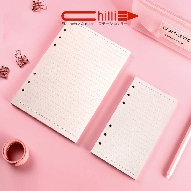 Ruột Sổ Còng BEIFA Giấy Refill Size A4, A5, B5, A6 Full Style Dot Line, Dot, Grid, Small 4,6,9,20,26 Lỗ Grid