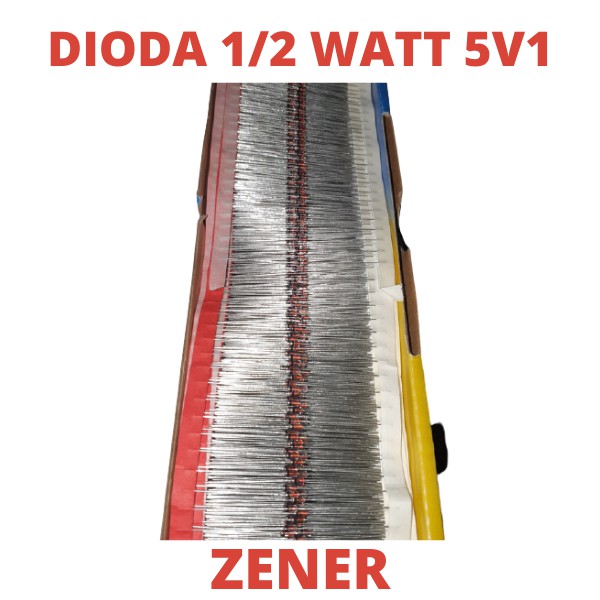 Set 6 Điốt Zener 1 / 2 Watt 5v1 / 1 / 2w 1 / 2 Watt 5v 1 5v 5v Chuyên Dụng