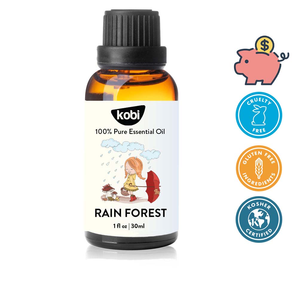 Tinh dầu Kobi Rain Forest essential oil blend giúp thư giãn, sảng khoái -30ml