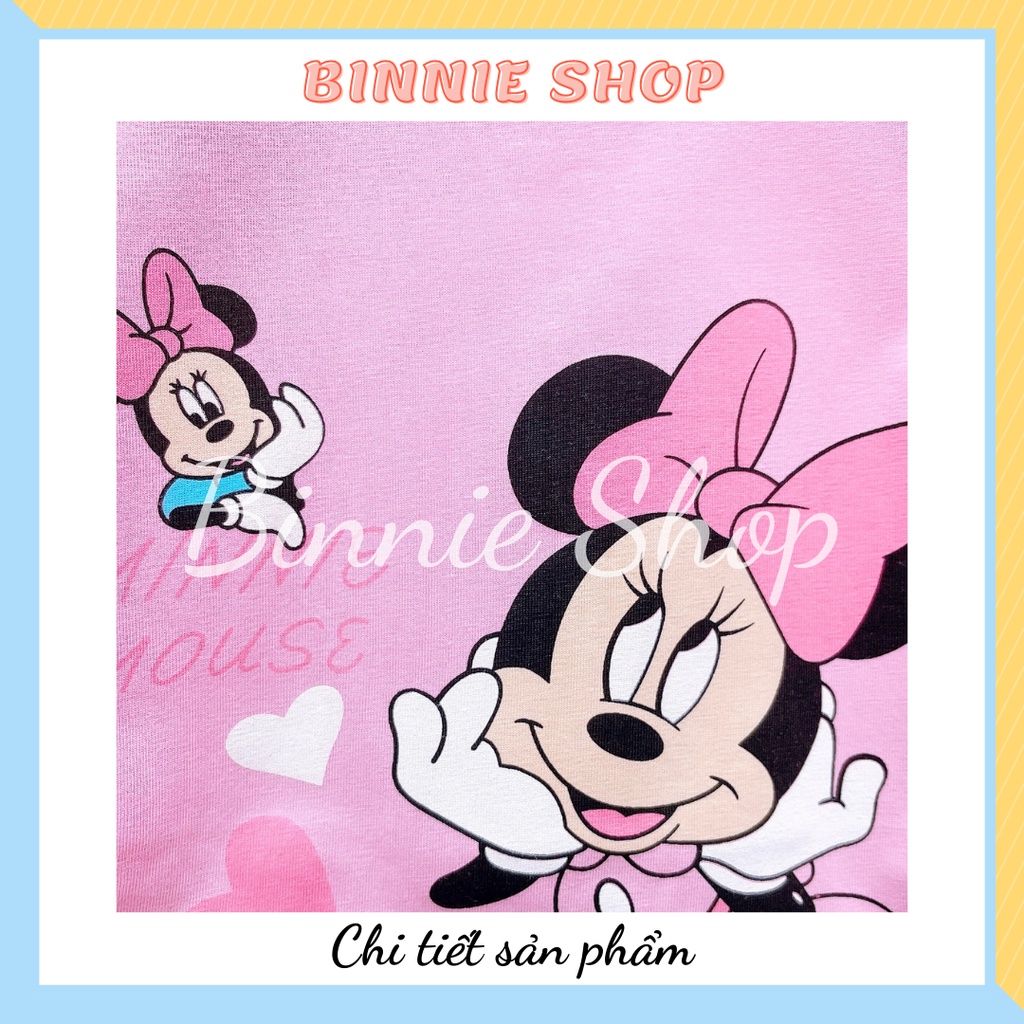 Đồ bộ bé gái Bộ thun cotton quảng châu xuất hàn BINNIE SHOP cho bé gái từ 24-33kg  BGD2