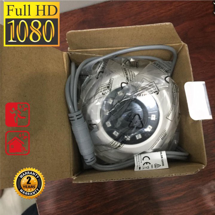 Camera HDTVI Dome HIKVISION DS-2CE56B2-IPF 2MP, Chính Hãng, Bảo Hành 24 tháng