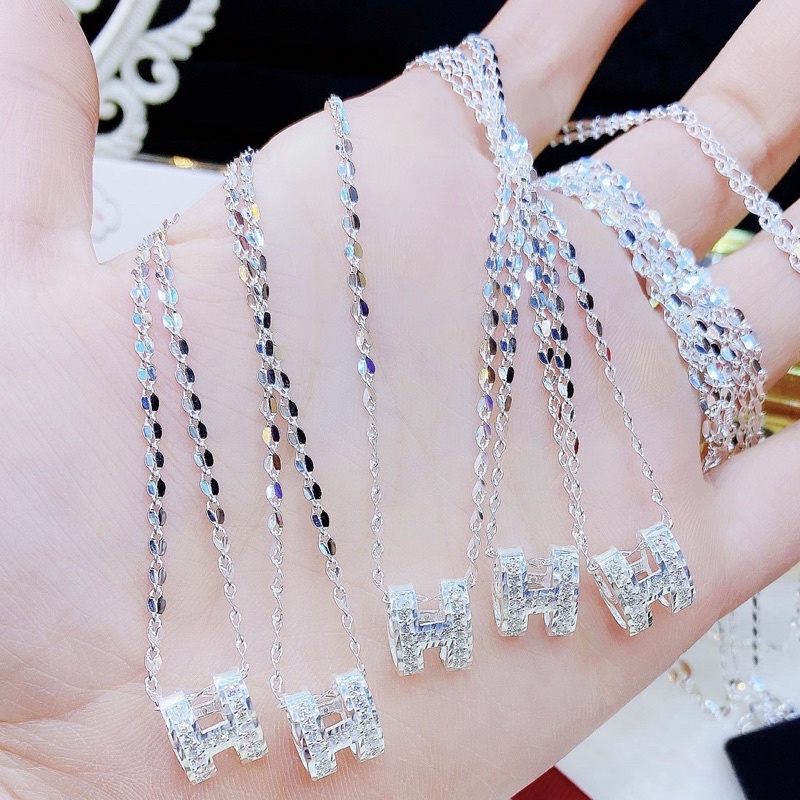 Dây chuyền nữ bạc S925 dày dặn , sáng bóng - Vàng bạc Khải Khải