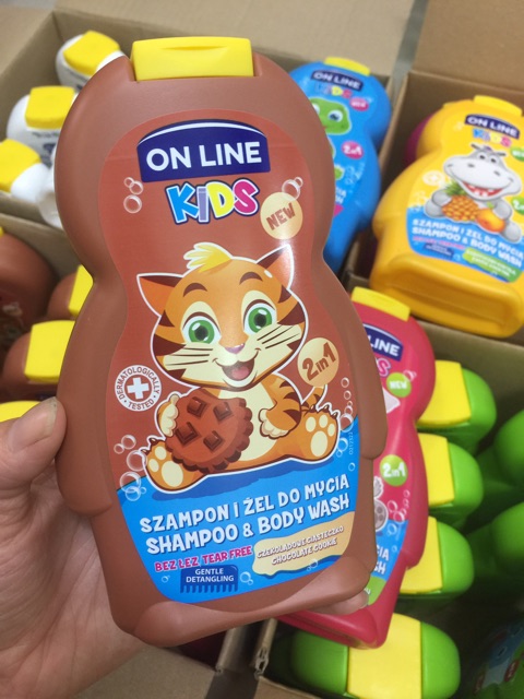 Sữa tắm gội cho bé 2 in 1 On line Kids