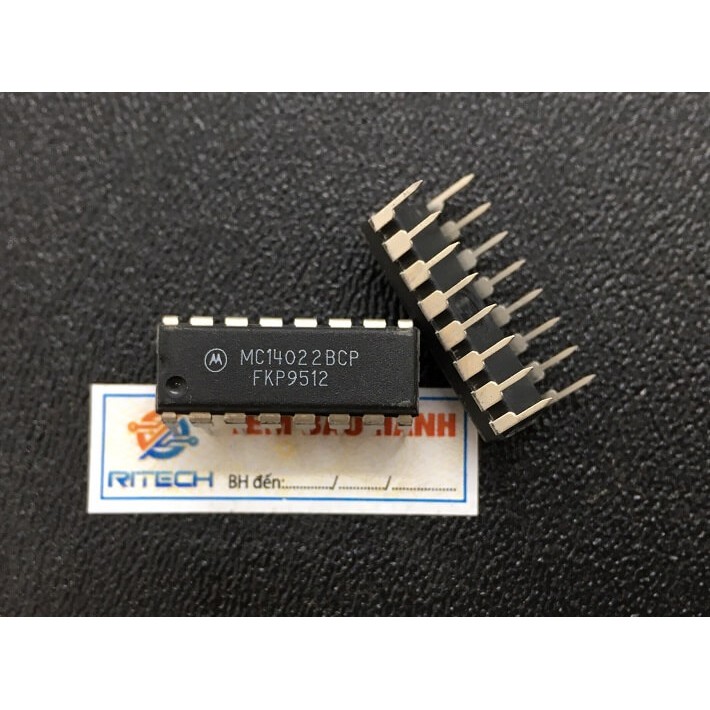 Combo 5 chiếc MC14022BCP Octal Counter DIP-16
