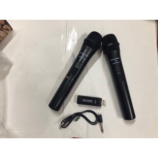 Mic đôi v20 bluethooth dành cho loa kéo các loại