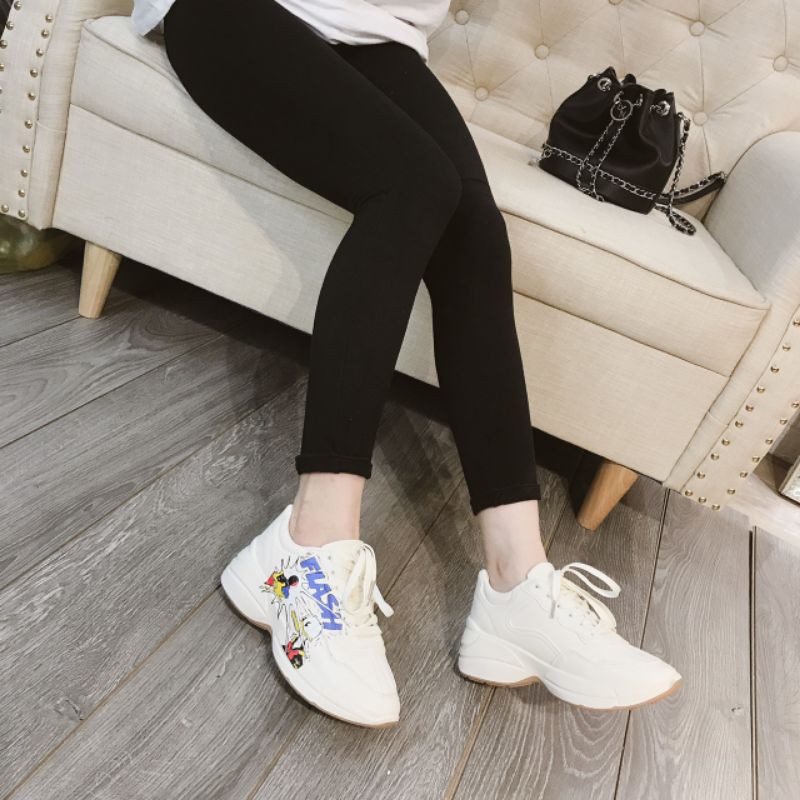 T(ẢNH THẬT) Giày Thể Thao 5p Vịt Đế Nhẹ Êm No Box