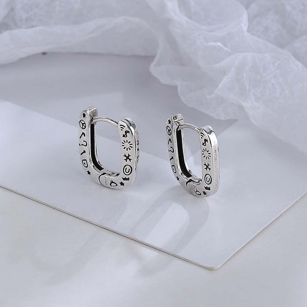 Khuyên Tai Tròn Đơn Giản Nhiều Màu Sắc Thời Trang Cho Nam Và Nữ