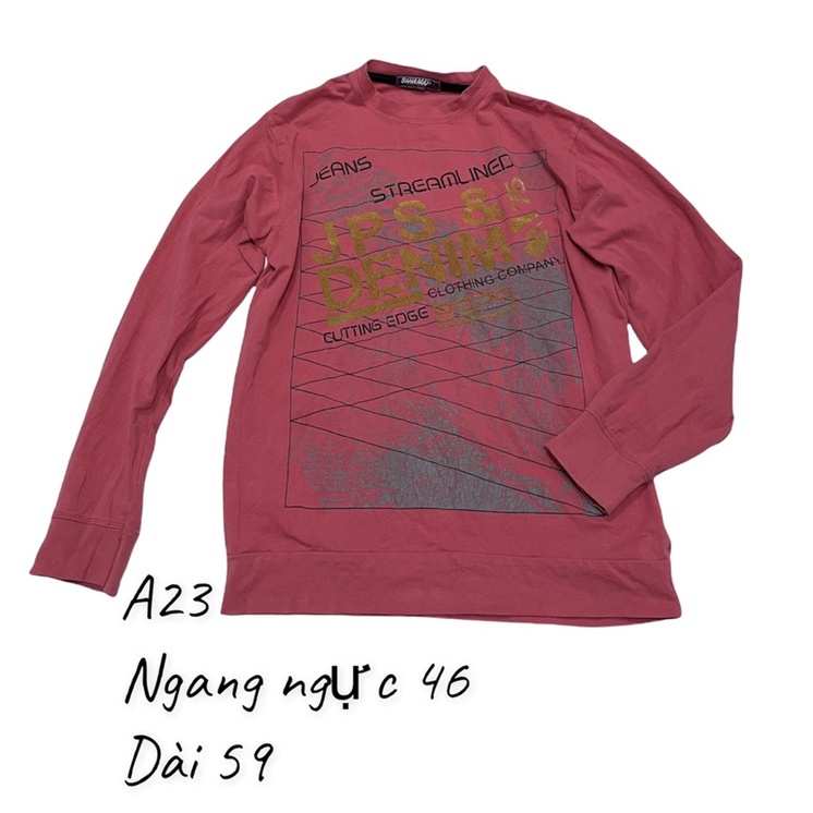 Áo thun tay dài 2hand thun lạnh a23