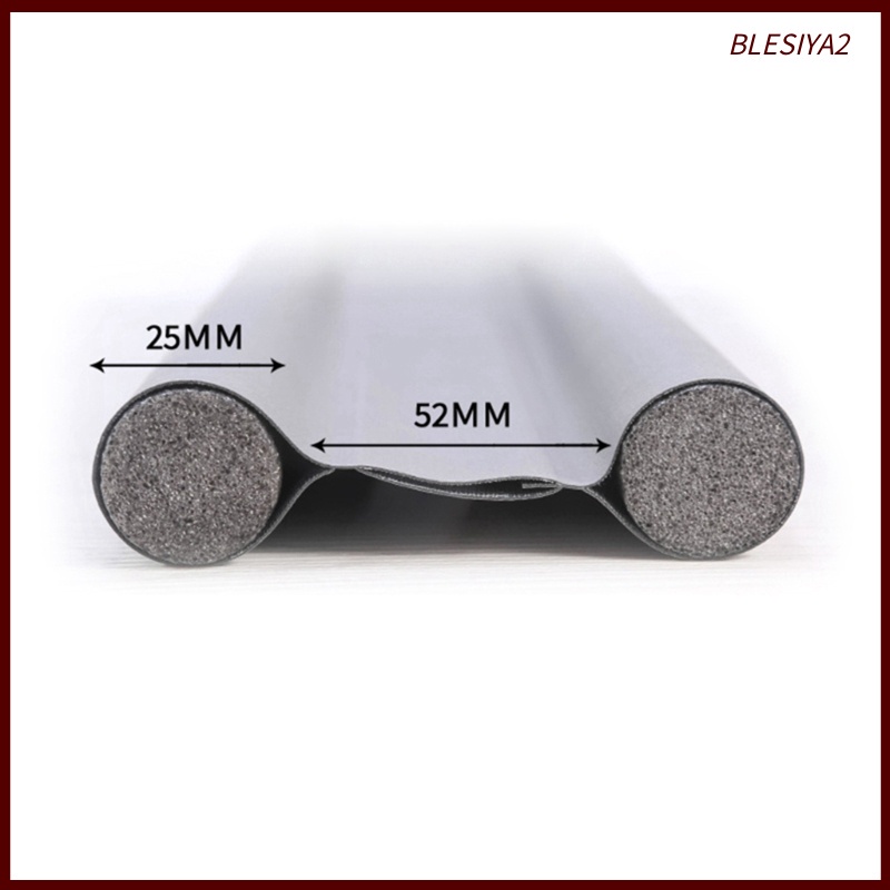 Door Under Bottom Seal Soundproof Draft Secure Foam Strip Blocker Gray